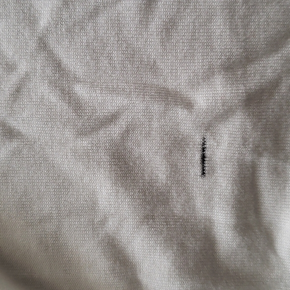 Cream and Black laced trimmed tank top, size Medium. - Picture 4 of 4